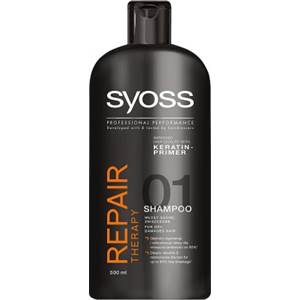 Syoss Repair Therapy šampón pre suché a poškodené vlasy 500 ml                  