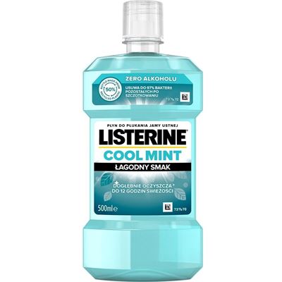 Listerine ústna voda bez alkoholu 500ml                                         