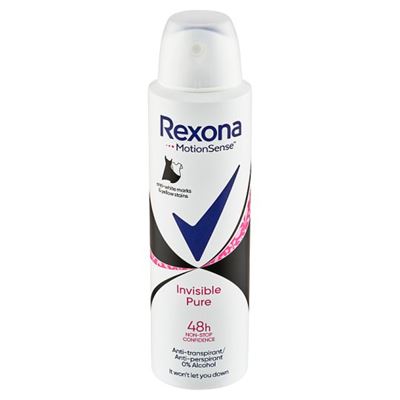 Rexona Invisible Pure antiperspirant sprej 150 ml                               