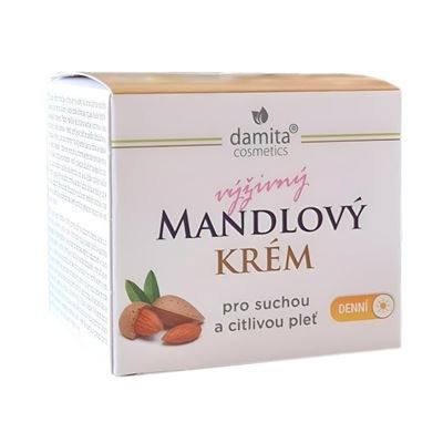 Mandľový výživný krém DC damita cosmetics pre suchú a citlivú pleť 50g          