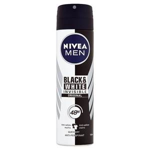 Nivea Men Black & White Invisible Original Sprej antiperspirant 150 ml          