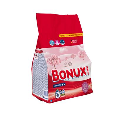 Bonux Color Magnolia 3v1 prací prášok  54 dávok 3,51 kg                         