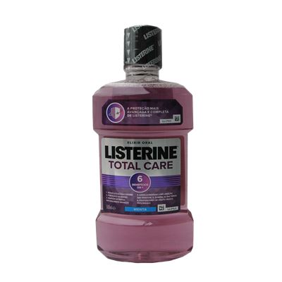 LISTERINE ústna voda Total Care 500ml 6v1 milder taste, smooth mint             