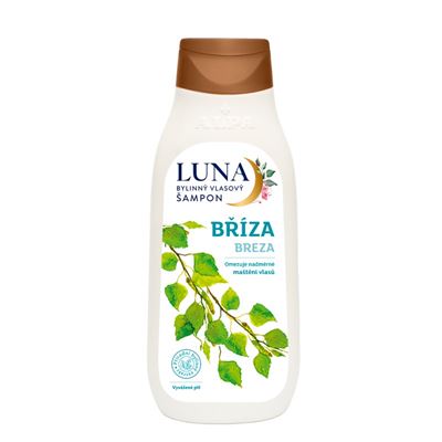 LUNA Bylinný vlasový šampón - Breza 430ml                                       