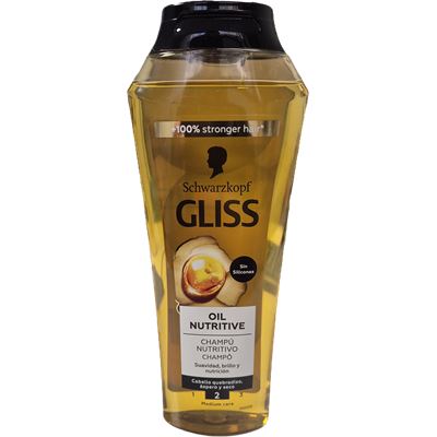 Gliss Kur Oil Nutritive regeneračný šampón na vlasy 250 ml                      