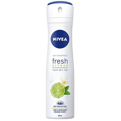 Nivea Fresh citrus Deospray antiperspirant 48h,150ml                            