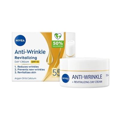 Nivea obnovujúci denný krém proti vráskam 55+, denny 50 ml                      