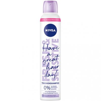 Nivea suchý šampón na vlasy 200 ml fresh & sensitive                            