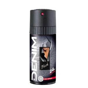 Denim deo black 150 ml, pánsky deodorant 24 h                                   