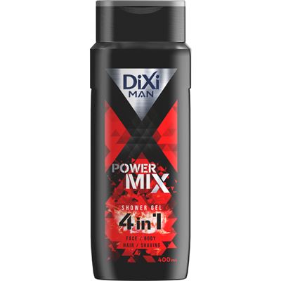 Dixi Men Power Mix 4v1 sprchový gél pre mužov, 400 ml                           