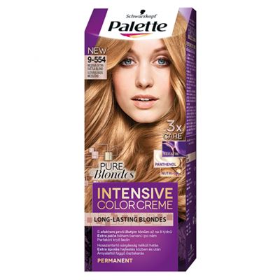 PALETTE INTENSIVE COLOR CREME FARBA NA VLASY MEDOVÝ EXTRA SVETLÝ BLOND 9-554    