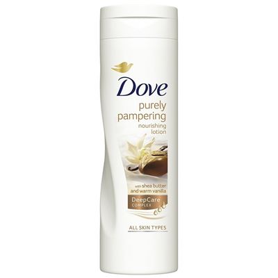 DOVE TELOVÉ MLIEKO PURELY PAMPERING S BAMBUCKÝM MASLOM A VôŇOU VANILKY 250ML    