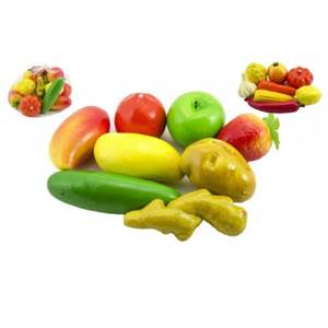 Ovocie a zelenina plast 10 cm v sieťke                                          