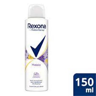 REXONA ANTIPERSPIRANT HAPPY 150ML 48h                                           