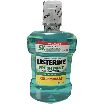 Listerine Fresh Mint ústna voda, 1000 ml                                        