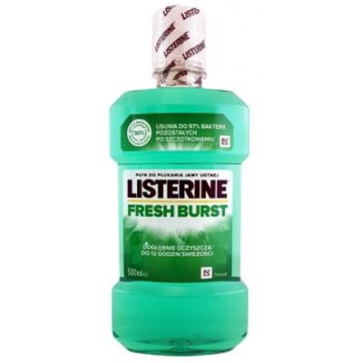 Listerine ústna voda 500ml-Fresh burst                                          