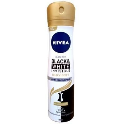 Nivea deospray 150ml Invisible Black&White Silk Smooth                          