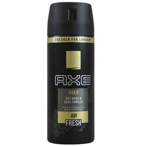Axe Gold, Oud wood & Dark vanilla, deodorant 150ml                              