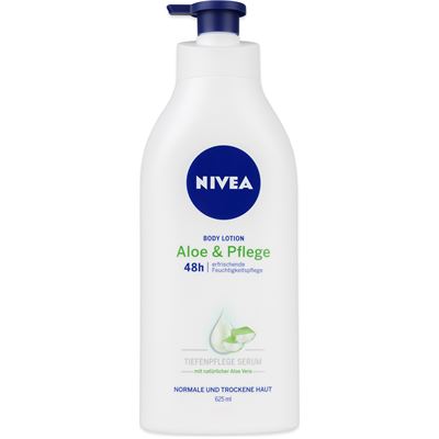 Nivea telové mlieko Aloe&Pflege pre normálnu a suchú pokožku 625ml              