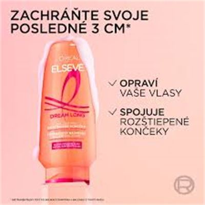 Elseve dream long balzám na rozštiepené končeky 200ml                           