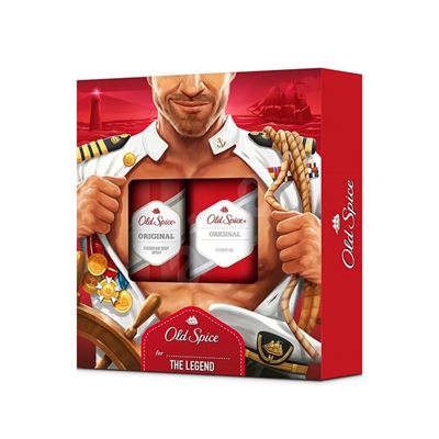 Old Spice Original Pánska darčeková kazeta deo spray 150ml + sprchový gél 250ml 