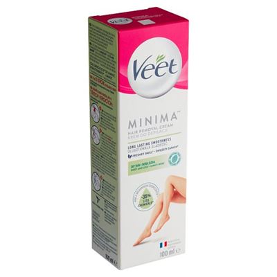 Veet minima depilačný krém 100ml so sviežou vôňou na suchú pokožku              