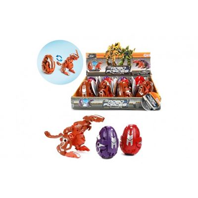 Vejce dinosaurus 3D kostra plast 18cm mix druhov v boxe                         