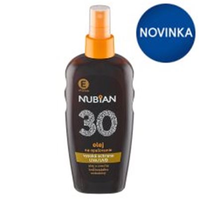 Nubian Vodeodolný olej na opaľovanie SPF 30 200 ml                              