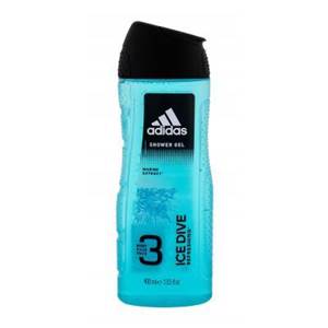 Adidas Ice dive sprchovací gél 400 ml pre mužov 3v1 telo, tvár, vlasy           