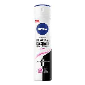 Nivea black&white invisible Anti-Transpirant clear 48H ochrana 150ml            