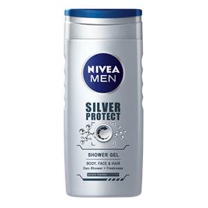 Nivea men sprchový gél silver protect 250ml                                     