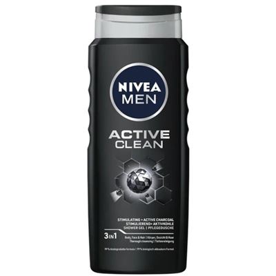 Nivea Men Active Clean pánsky sprchový gél 500 ml                               