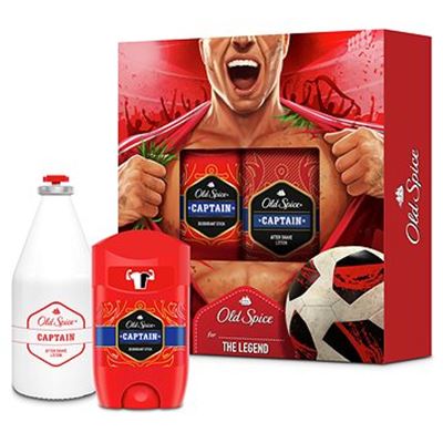 Old spice darčeková kazeta "captain" voda po holení 100ml a stick 50ml          