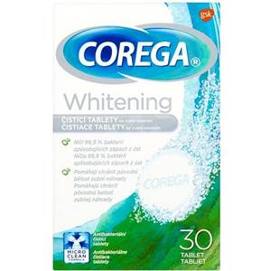 Corega Whitening čistiace tablety 30 ks                                         