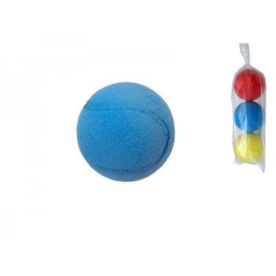 Loptičky na soft tenis penové priemer 7 cm 3 ks v balení                        