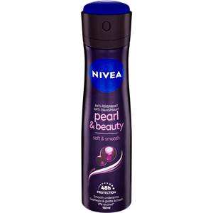 Nivea Pearl & Beauty Black antiperspirant deo v sprej pre ženy 150 ml           