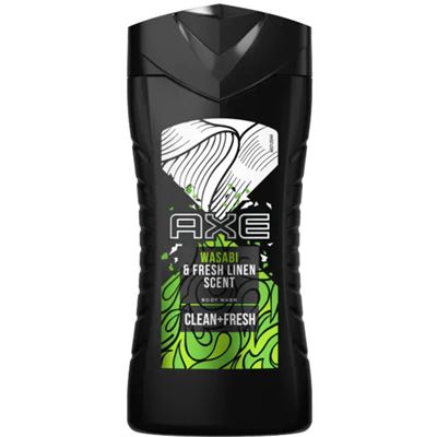 Axe sprchovací gél 250 ml wasabi & fresh linen scent                            