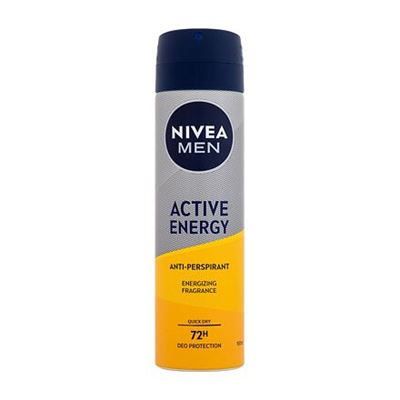 Nivea Men Active Energy 72H antiperspirant 150 ml pre mužov                     
