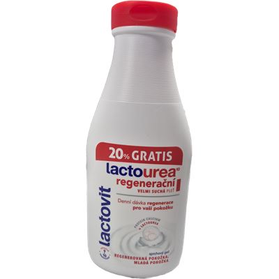 Lactovit Lactourea regeneračný sprchový gél 500 ml+ 100 ml                      