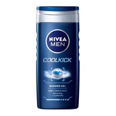 Nivea men sprchovací gél coolkick 3v1 - telo,tvár, vlasy 250ml                  