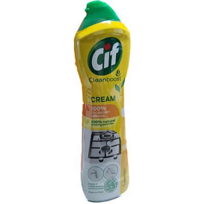 Cif cream lemon, tekutý piesok 500 ml                                           