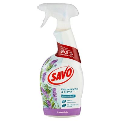 Savo univerzálny sprej Levanduľa 700 ml iniverzalny bez chloru                  