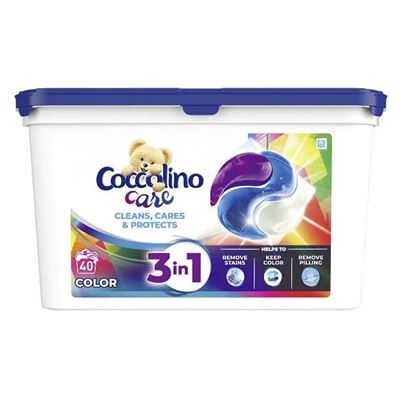 Coccolino Care Pracie kapsuly, farebná bielizeň, 40 ks                          