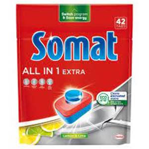 Somat All-in-1 Extra tablety do umývačky 42 ks                                  
