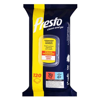 Presto univerzálne utierky 120ks                                                
