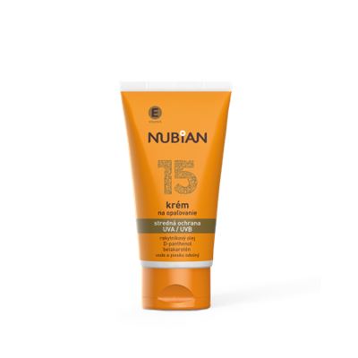 Nubian krém na opaľovanie v tube SPF 15                                         