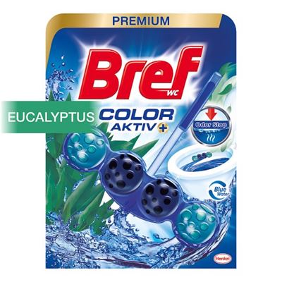 Bref Blue Aktiv WC blok Eucalyptus 50 g                                         