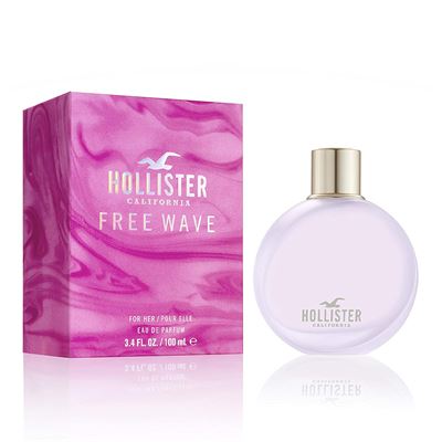 Hollister california free wave eau de parfum 100ml for her                      