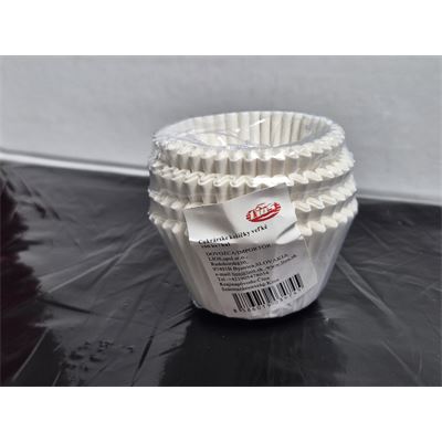 Cukrárenské košíčky papierové 35 * 20 mm, 100 ks biele                          