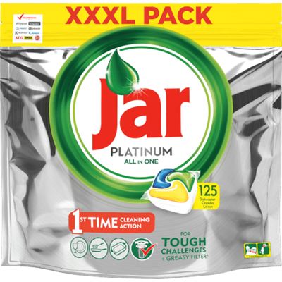 Jar platinum tablety do umývačky all in 1 XXXL pack 125ks                       